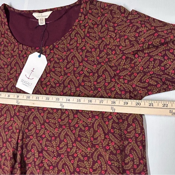 Seasalt Cornwall Women's NWT Tunic Arusha bamboo cotton Jersey Size 12 - Picture 4 of 10
